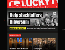 Tablet Screenshot of luckytv.nl